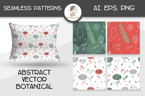 Abstract Floral Vector Seamless Patterns: A Strategic Design Tool for Modern Creatives