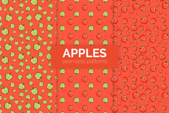 Apples Seamless Patterns – Handcrafted Vectors for Real Projects