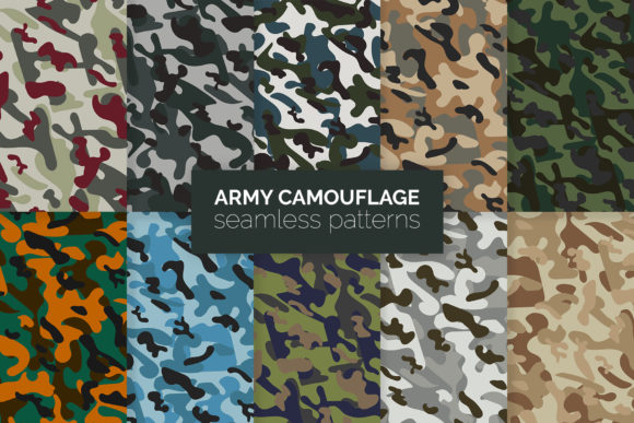 Army Camouflage Seamless Patterns: A Practical Resource for Design Workflows