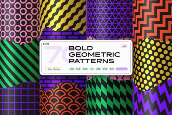 Bold Geometric Seamless Patterns: A Designer's Essential Toolkit for Modern Creativity