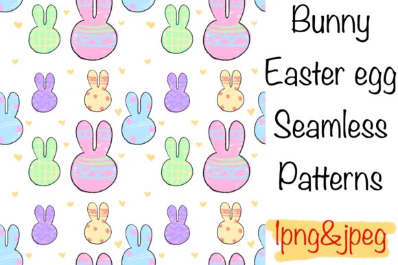 Bunny Easter Seamless Patterns for Creative Design