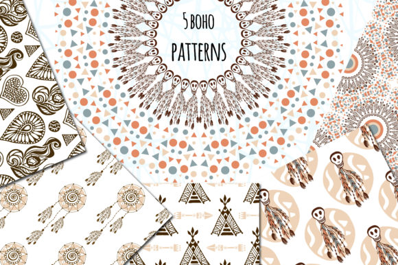 Exploring the Artistry of Amazing Boho Vector Patterns