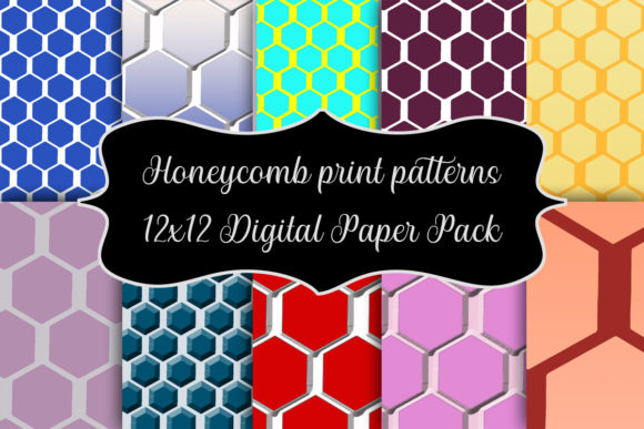 Honeycomb Print Patterns Digital Paper: A Practical Evaluation