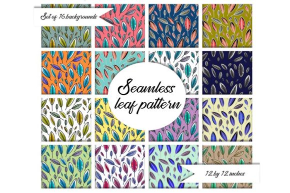 Leaves Patterns. Botanical Pattern