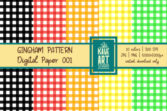 Rainbow Gingham Digital Patterns as a Strategic Tool for Creative Projects
