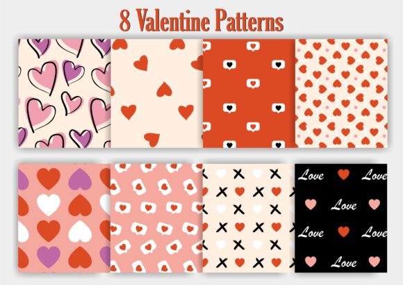 Vintage Valentine Day Patterns