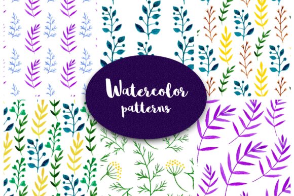 Watercolor Floral Vector Patterns: Your Go-To Resource for Spring and Summer Design Projects