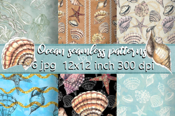Watercolor Ocean Seamless Patterns Pack: A Strategic Asset for Creative Projects